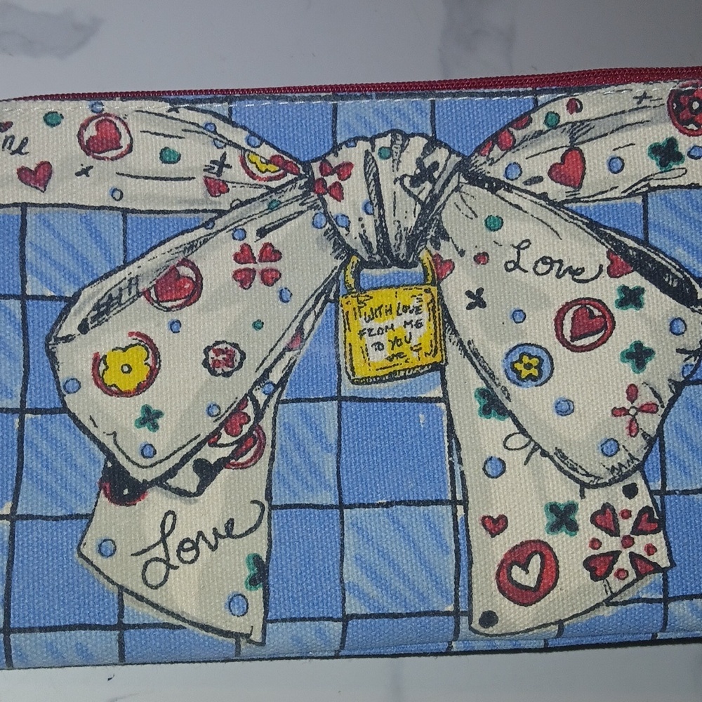 Brighton Super Cute Cosmetic Bag 9" x5.5" Charming!